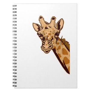 Zoo Giraffe Animal - African Savanna Zookeeper Saf Notizblock