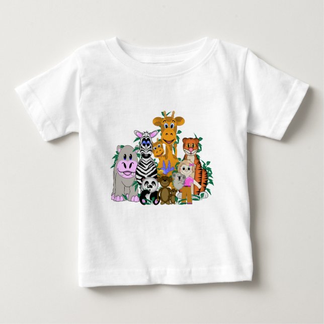 ZOO Girl Baby T-shirt (Vorderseite)