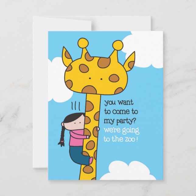 Zoo - Invitation (Devant)