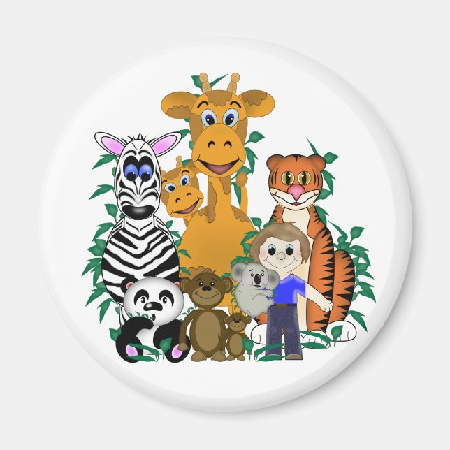 ZOO Junge Magnet (Vorne)