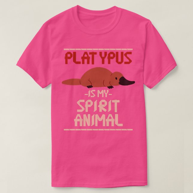 Zoo Keeper Aussie Gift Platypus T-Shirt (Design vorne)