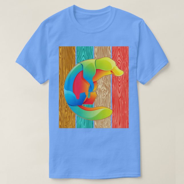 Zoo Keeper Australia Tierplatypus T-Shirt (Design vorne)