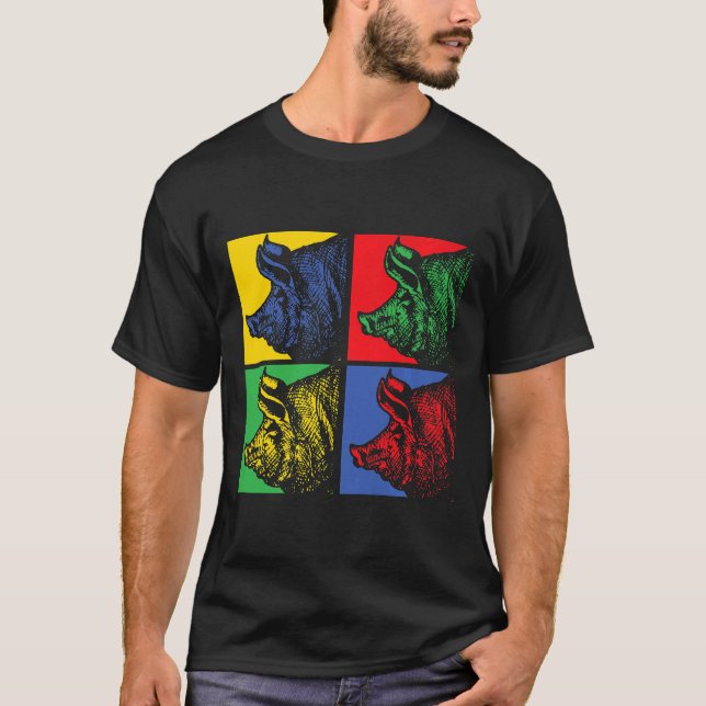 Zoo Keeper Bauer Geschenke Farm Animes Pig Premium T-Shirt (Vorderseite)
