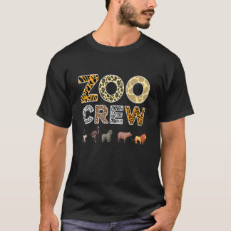 Zoo Keeper Crew Animal Print for Kids or Adults Zo T-Shirt