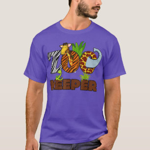 Zoo Keeper Kostüme Männer Frauen afrikanische Tier T-Shirt