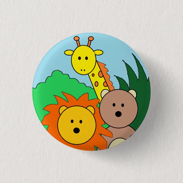 "Zoo-" Knopf Button (Vorderseite)