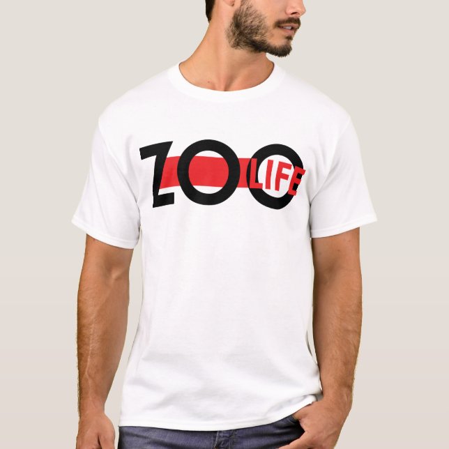 Zoo-Leben ROT T-Shirt (Vorderseite)