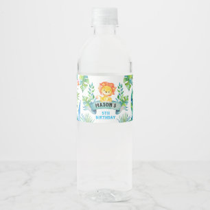 Zoo-Party-Label, Lion