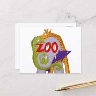 Zoo! Postkarte