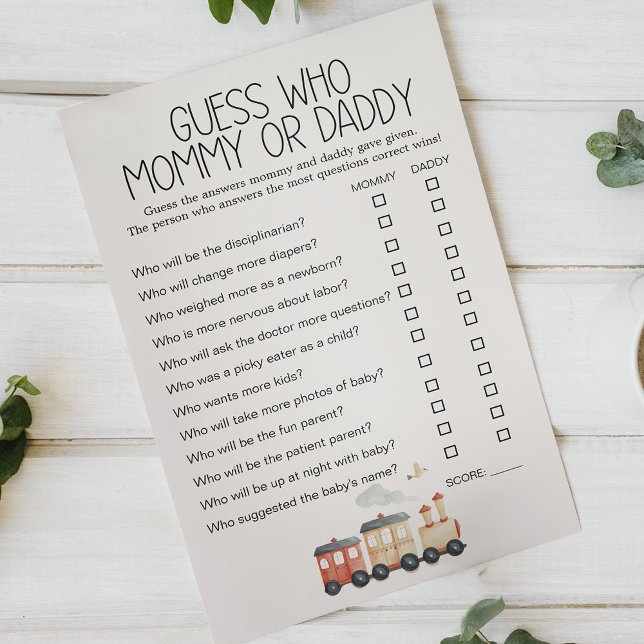 Zoo Safari Animals Baby Shower Mommy Daddy Game Flyer (Von Creator hochgeladen)