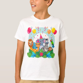 Zoo Safari Dschungel-Abenteuer für Kinder T-Shirt