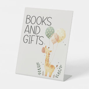 Zoo-Safari-Kinderzimmer-Tiere-Baby-Shower-Bücher-G Sockelschild