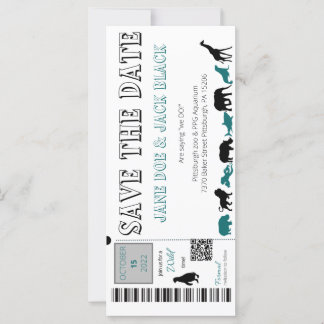 Zoo Save the Date Einladung