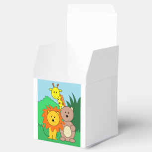 "Zoo-Tier-" Bevorzugungs-Kästen Geschenkschachtel