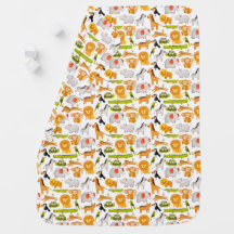 Zoo-Tier-Party-Babydecke