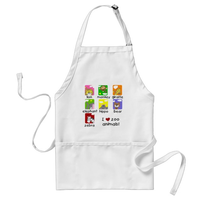 Zoo-Tier-T-Shirts und Geschenke Schürze (Vorne)