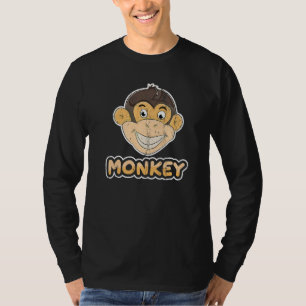 Zoo Tieraffe Schimpanze Niedlicher Affe T-Shirt