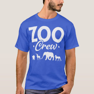 Zoo-Tiere Bär Gepard Elefant Zoo-Familie T-Shirt