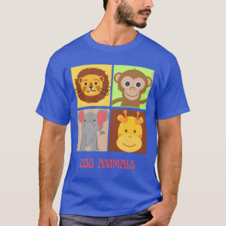 Zoo-Tiere Familie T-Shirt