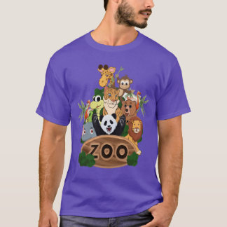 Zoo-Tiere Mädchen T-Shirt