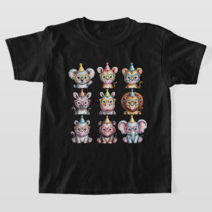 Zoo-Tiere-Wildlife-Geburtstagsfeier Zoo-Tag T-Shirt