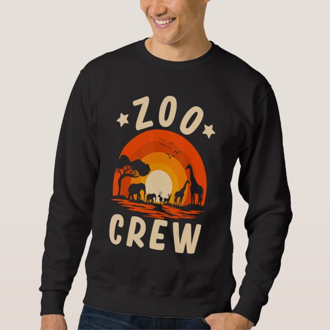 Zoo Trip Boys Girls Zoo Animal Sweatshirt (Vorderseite)
