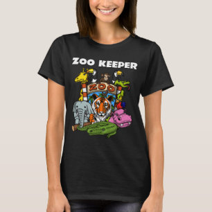 Zoo-Wächter-Tierliebhaber-Party T-Shirt