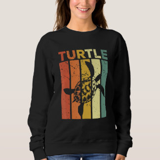 Zoo Wärter Retro Ozean Tier Schildkröte Sweatshirt