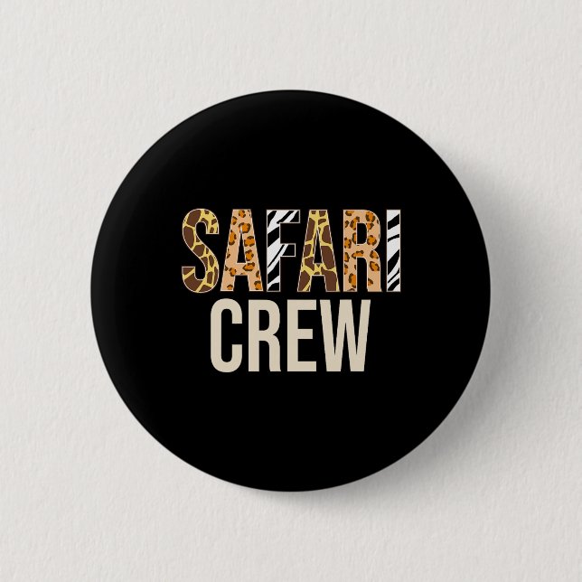 Zoo Wildlife Zoo Halloween Co Button (Vorderseite)