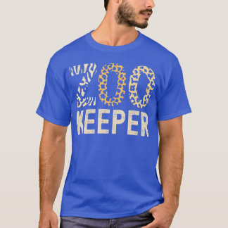 Zooaufseher Zoo Tiere Safari Zoo Wärter - Druck 1 T-Shirt