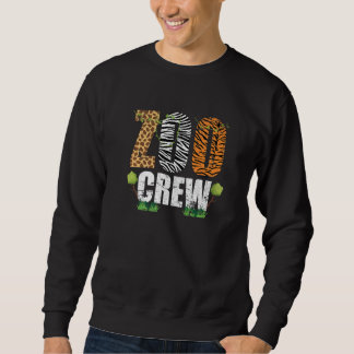 Zoocrew Zoo Crew Afrikanische Tiere Zebra Giraffe Sweatshirt