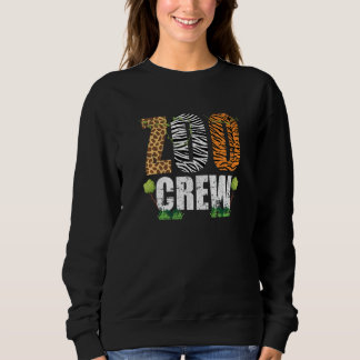 Zoocrew Zoo Crew Afrikanische Tiere Zebra Giraffe Sweatshirt