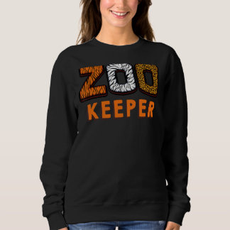 Zookeeper African Savanna Zebra Animal Wild Safari Sweatshirt