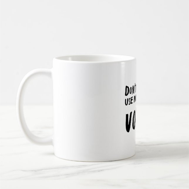 Zookeeper Art Print "Macht mich nicht mit meinem Z Kaffeetasse (Links)