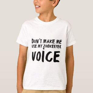Zookeeper Art Print "Macht mich nicht mit meinem Z T-Shirt