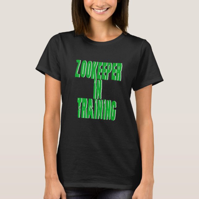 Zookeeper in Ausbildung 1 T-Shirt (Vorderseite)