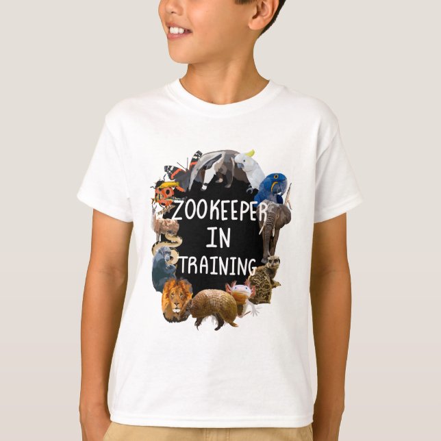 Zookeeper in der Ausbildung T-Shirt (Vorderseite)