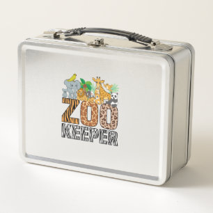 Zookeeper Kostüm Zebra Wild Print African Animal A Metall Brotdose