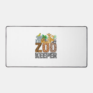 Zookeeper Kostüm Zebra Wild Print African Animal A Schreibtischunterlage