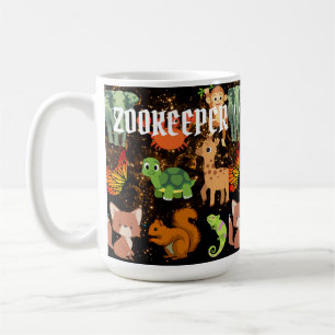 Zookeeper Safari Wildlife African Savanna Animals Kaffeetasse