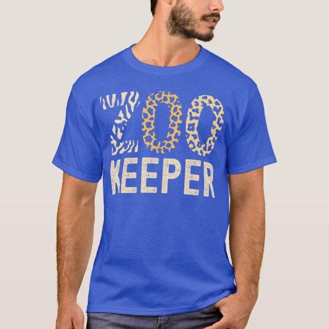 Zookeeper Zoo Animals Safari Zoo Keeper - print 1 T-Shirt (Vorderseite)