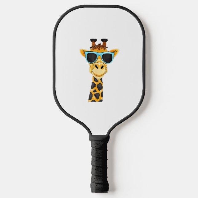 Zookeeper Zoo Crew Wild Print African Safari Squad Pickleball Schläger (Vorderseite)
