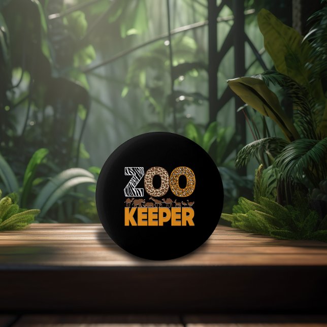 Zookeeper Zoo Zoo Zoo Tierschütze Fun Safari Dschu Button (Von Creator hochgeladen)