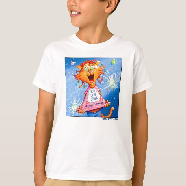 Zoola Palooza Katze T-Shirt (Vorderseite)