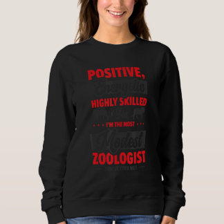Zoologe Tierpflege Wildtiere Zoologie Zooangestell Sweatshirt