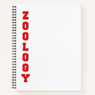Zoologie Notizbuch