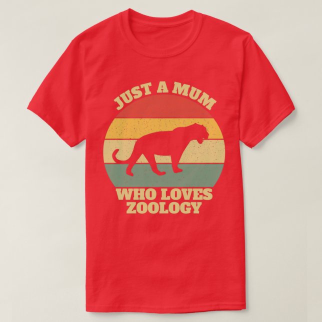 Zoologin Zoologin Mama Mother Mummy Sprichwort Gif T-Shirt (Design vorne)