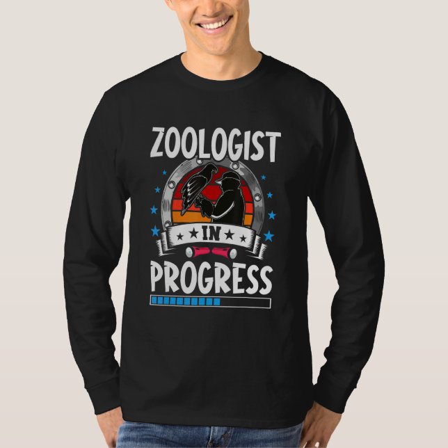 Zoologist In Progress Trainee Student T-Shirt (Vorderseite)