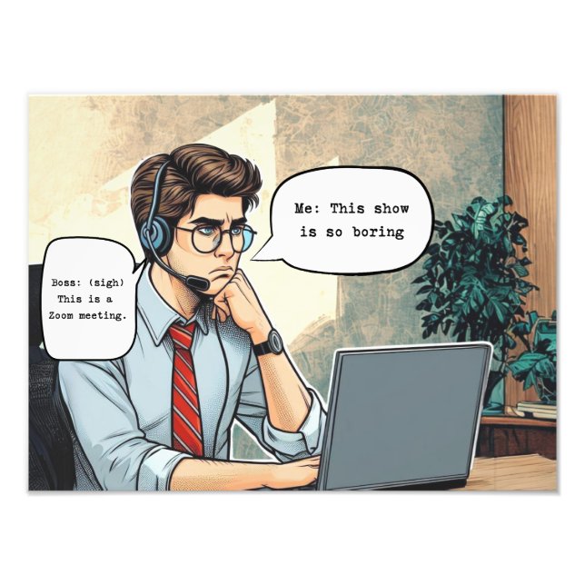 Zoom Gloom Mauer Kunst Fotodruck (Vorne)