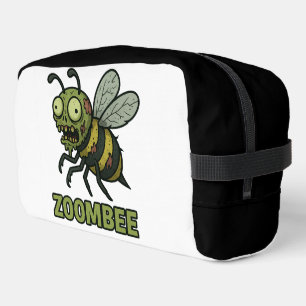 Zoombee - Funny Zombie Bee Cartoon Design Waschbeutel